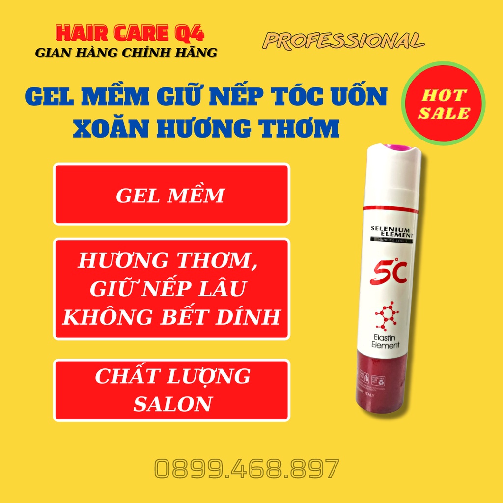 Gel Mềm Giữ Nếp Tóc Uốn Xoăn Hàn Quốc 5C Makayry Hương Thơm - Hair Care Q4