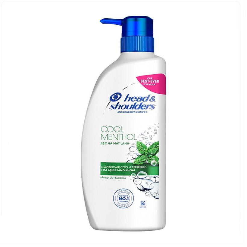 Dầu Gội Head & Shoulders Bạc Hà Mát Rượi (625ml) tặng kèm 2 ly Thủy tinh