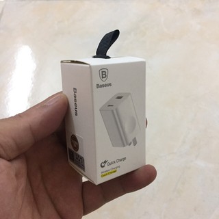Củ sạc nhanh Baseus 1 cổng, Quick Charge, công suất 24W