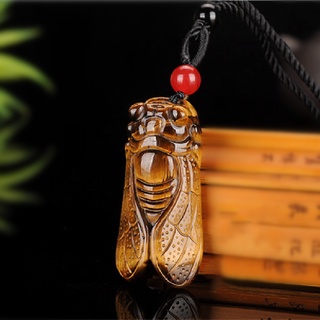 Vòng cổ mặt đá mắt hổ tự nhiên thời trang