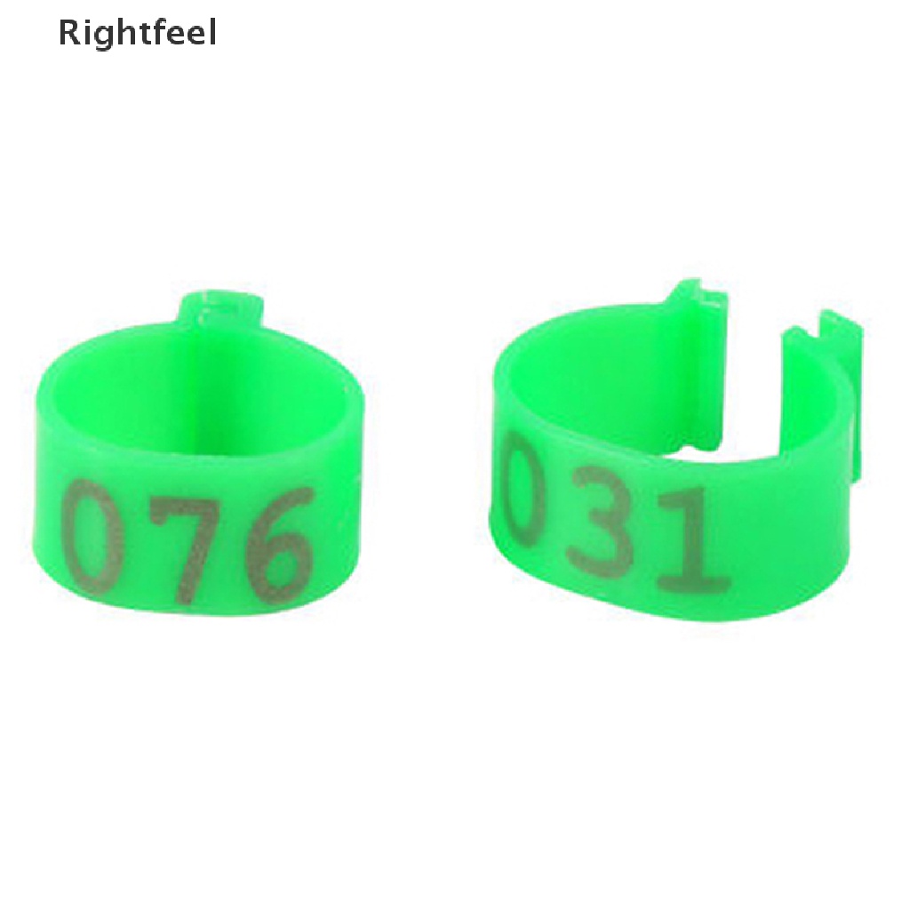 (MớI) Bộ 100 VòNg Đeo Chân Cho Gà / VịT Cỡ LớN 16mm