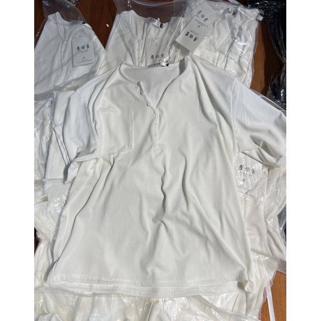[Bigsize] Áo thun tăm lạnh khuy cổ đủ size 60 đến 100kg kèm ảnh thật