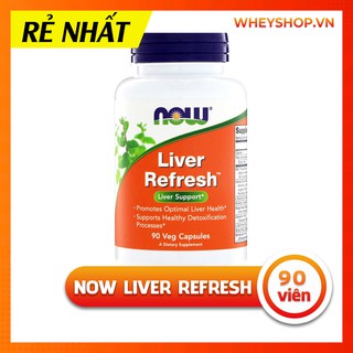 Viên Uống Hỗ Trợ Giải Độc Gan Now Liver Refresh 90 viên