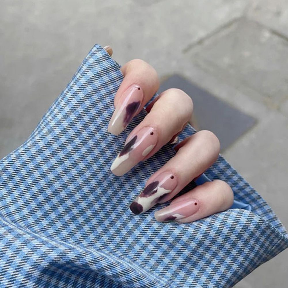 [Hàng mới về] 24 Móng tay giả dạng nhấn có thể tháo rời kiểu dáng thời trang