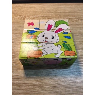 B00- Đồ Chơi Xếp Hình Đa Chiều 6 Mặt 9 Khối Phát Triển Tư Duy Cho Bé - Đồ Chơi Gỗ Tự Nhiên An Toàn
