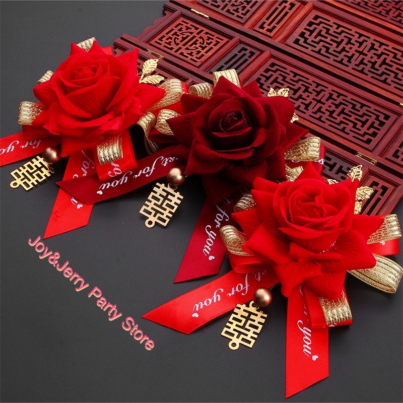 Hoa Cài Áo Cô Dâu Chú Rể