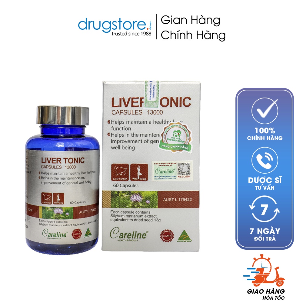 Giải Độc Gan Careline Liver Tonic - Giúp Mát Gan Giải Độc, Tăng Cường Bảo Vệ Chức Năng Gan