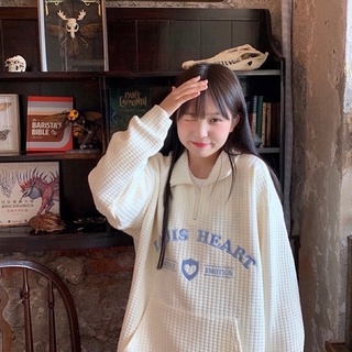 Áo sweater polo dài tay kéo khoá cổ Louis Heart - Yannie