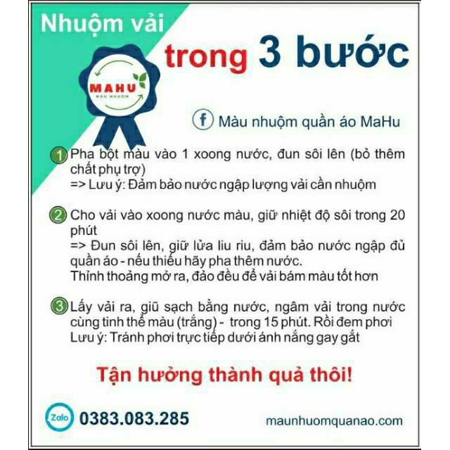 Thuốc nhuộm quần áo