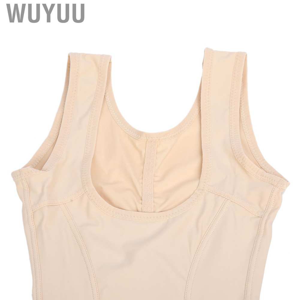 Wuyuu Open Crotch Body Shapewear Slimming Butt Lifter Waist Trainer Tummy Control Women Bodysuit (Khaki)