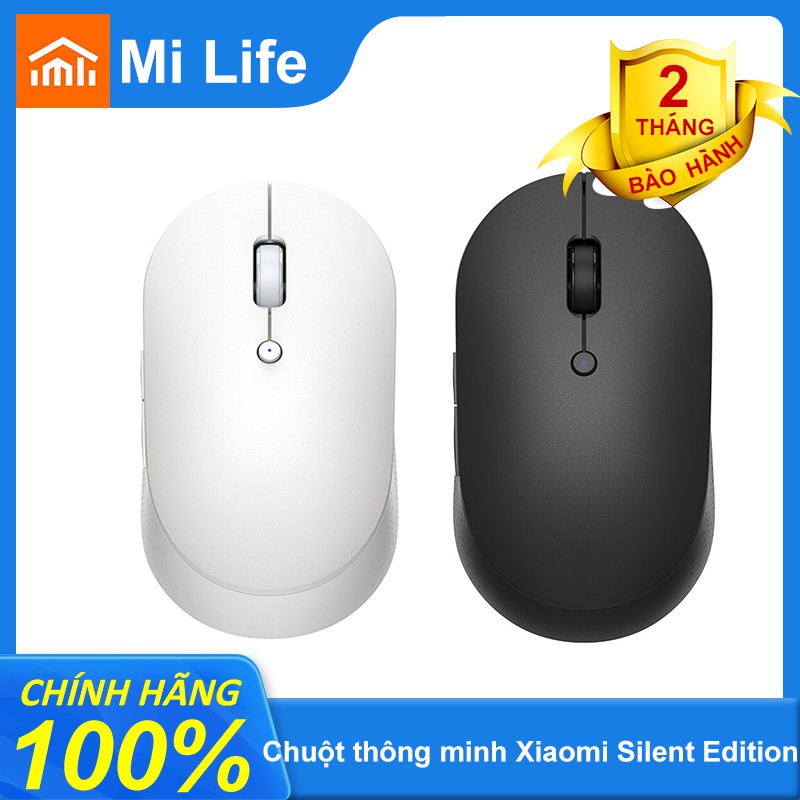 Chuột thông minh Xiaomi Silent Edition - Chuột Xiaomi Mi Dual Mode Wireless Mouse Silent Edition
