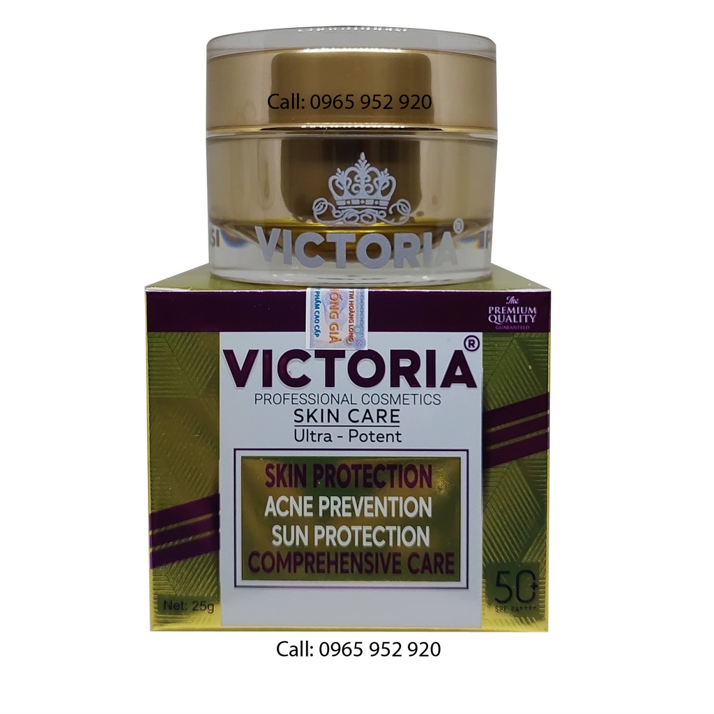 KEM BẢO VỆ DA NGĂN MỤN HẾT THÂM CHỐNG NẮNG DƯỠNG TOÀN DIỆN VICTORIA 25G ENGLAND