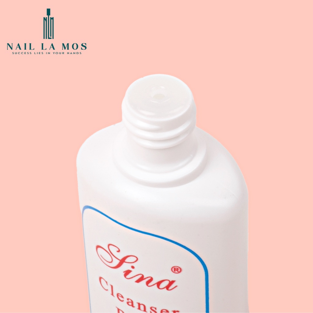 Nước lau gel Sina 60ml - dung dịch lau gel nail nhỏ gọn, tiện dụng
