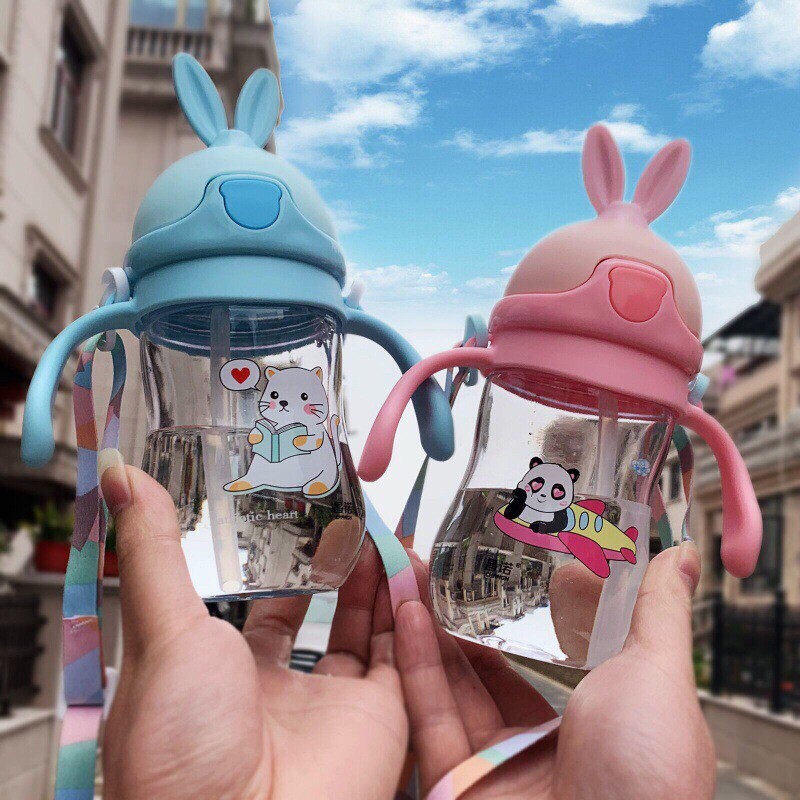 BÌNH TẬP UỐNG NƯỚC TAI THỎ CUTE