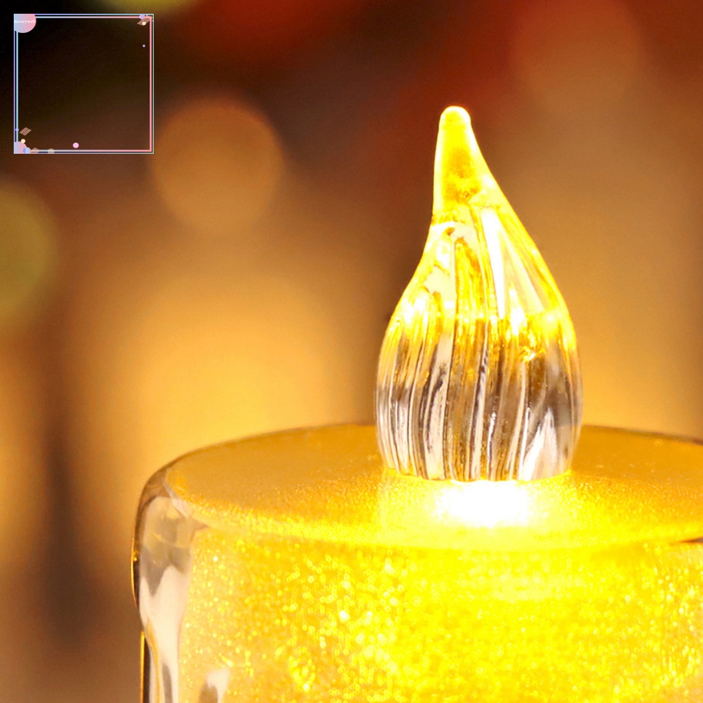 Bộ 24 Đèn LED Hình Nến Trang Trí Đẹp Mắt