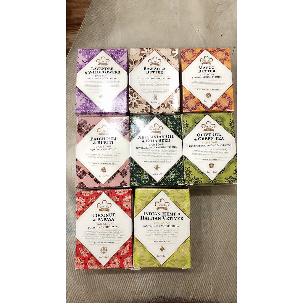 142g bar soap Nubian xà bông tắm