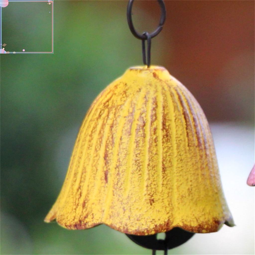 Chuông gió phong thủy bằng sắt phong cách Nhật Bản dễ lắp đặt cho sân vườn