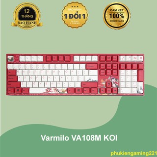 Bàn phím cơ Varmilo VA108M KOI Red Switch Hàng Chính Hãng