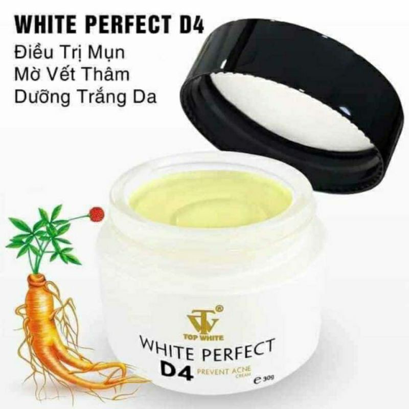 Top White D4 ☆ CHÍNH HÃNG ☆ Trị Mụn , Trị Thâm