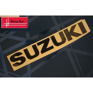 Tem bình xăng SUZUKI vân màu carbon