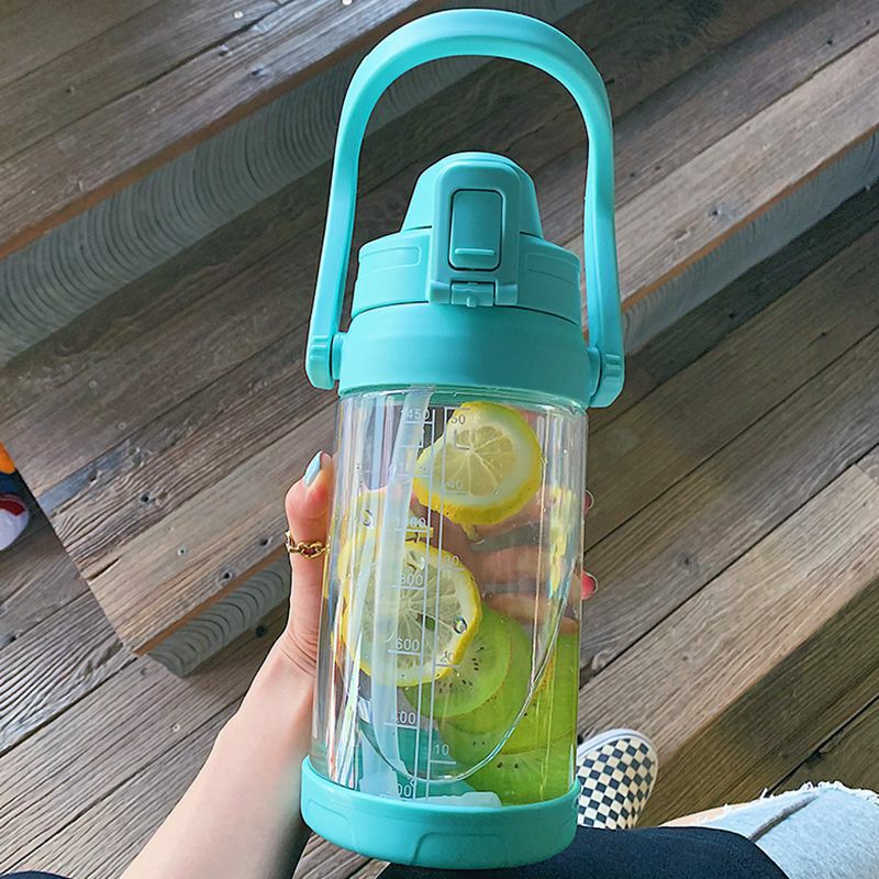 Bình nước BIG SIZE thể tích 1450ml có quai đeo 4 màu sắc thời trang, chất liệu an toàn | BigBuy360 - bigbuy360.vn