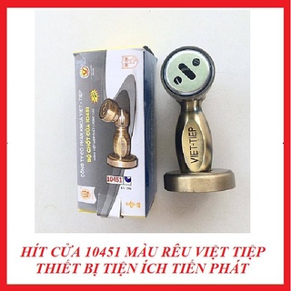 Hít cửa nam châm việt tiệp 10451 màu rêu đồng thau và inox