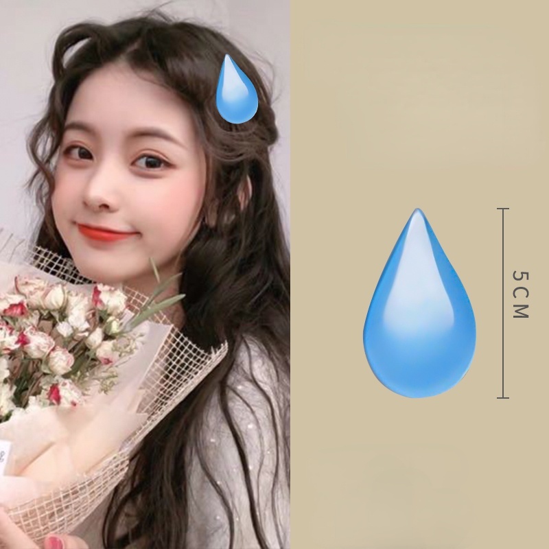 Kẹp tóc nhựa acrylic phong cách Hàn Quốc dễ thương