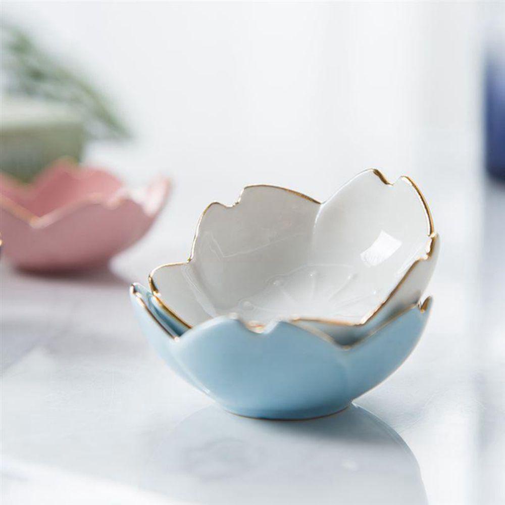 Đĩa Gia Vị HARRIETT Nhỏ 1pc|Đĩa Sứ Đựng Gia Vị Hình Hoa Anh Đào