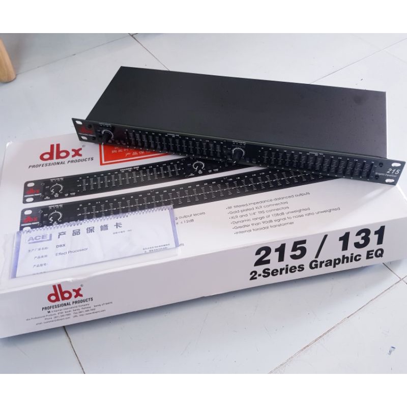 Đầu lọc xì Equalizer dbx 215