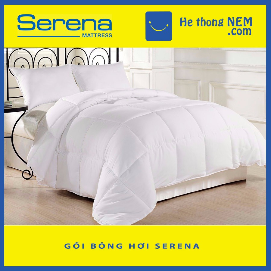 Ruột gối nằm đầu giường bông hơi cao cấp  SERENA Ruột gối đầu 40X60 50X70 hút chân không - Hệ Thống Nệm