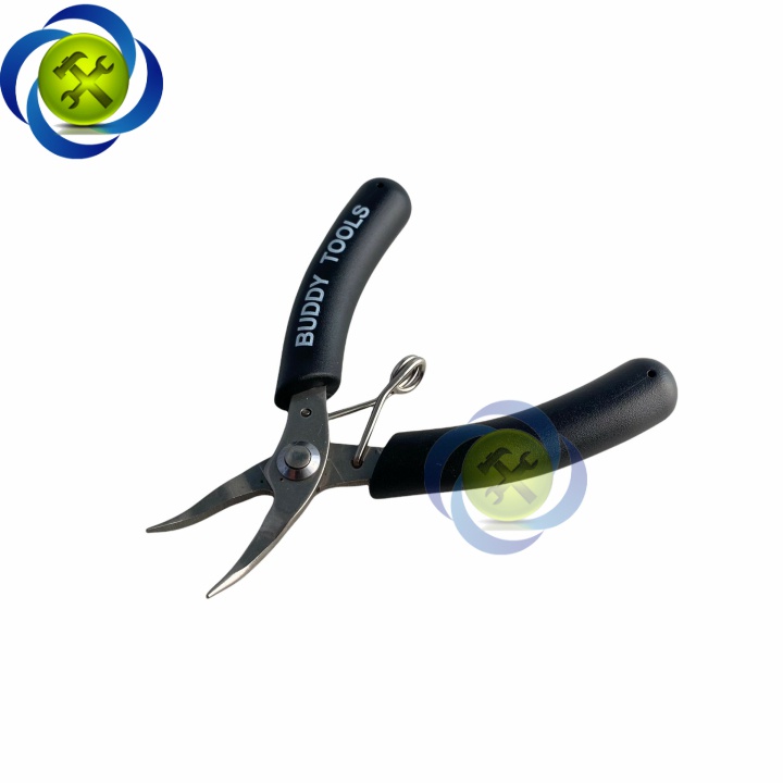 Kìm nhọn Buddy BG0003 loại 4inch cán đen mũi cong