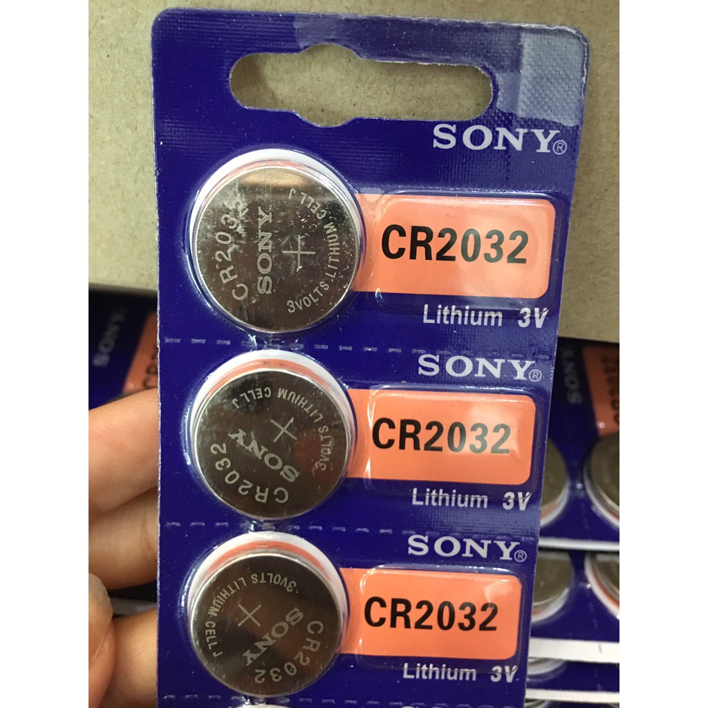 1 viên Pin cúc áo Sony 3V CR2032/ CR2025/ CR2016 – Pin nút CR2032 Sony lithium 3V