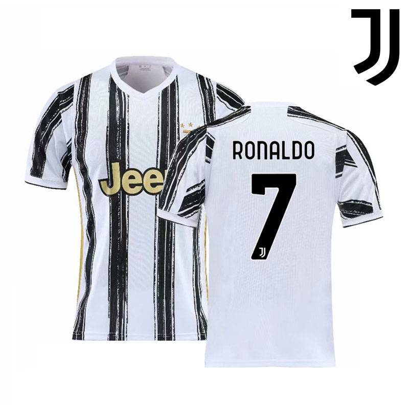 Áo Thun Thể Thao Bóng Đá Ronaldo Dybala Đội Nhà Juventus FC 2020-2021