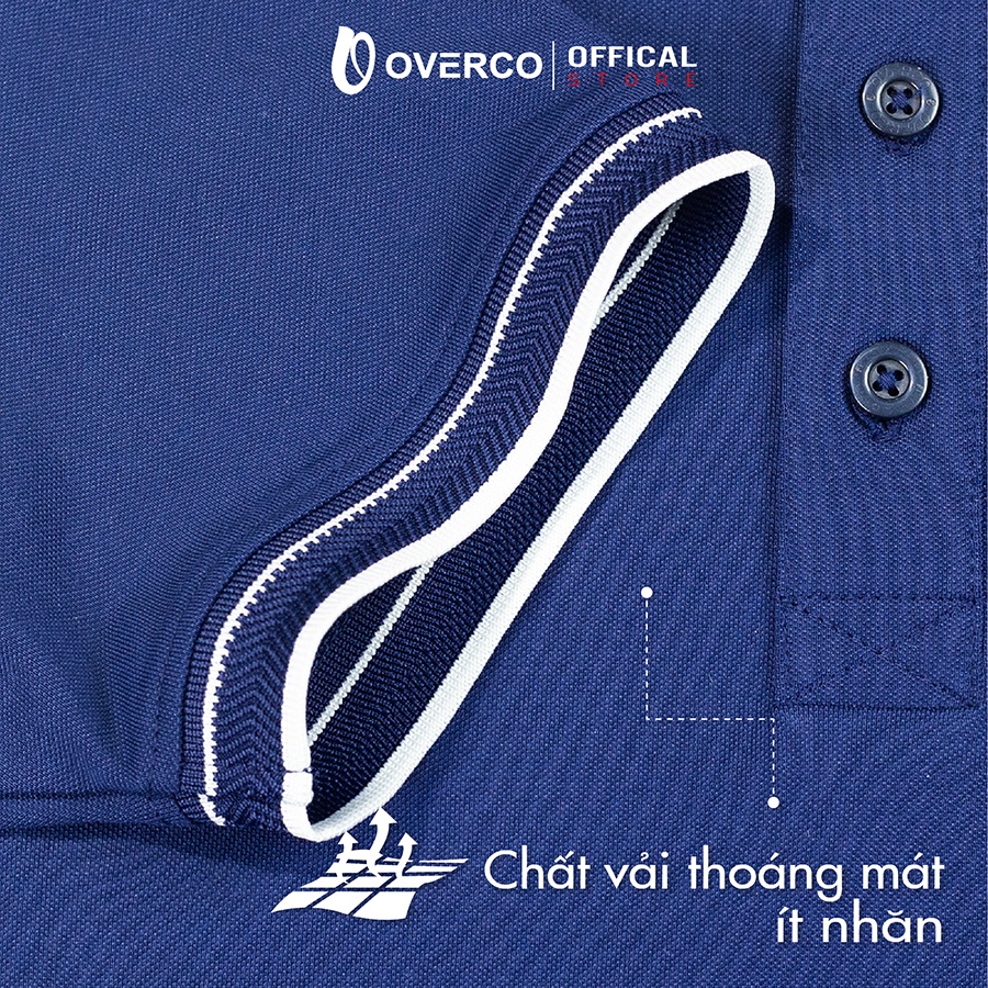 Áo Polo Nam HERRIN Basic OVERCO Phối Bo Đơn Giản , Thời Trang [OV-UPL0018]