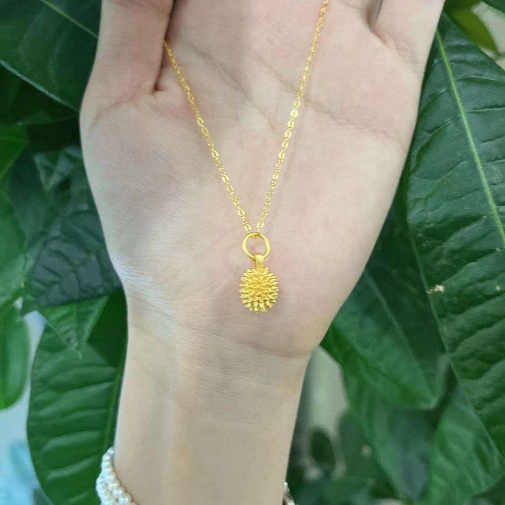 Vòng cổ Mặt Hình Trái Sầu Riêng Thời Trang Cho Nữ