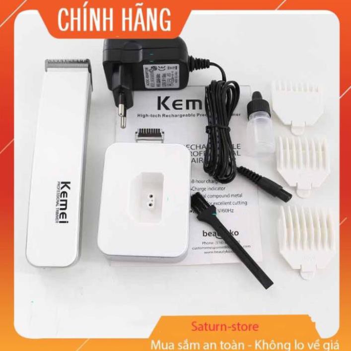 Tông Đơ Cắt Tóc sạc pin Kemei KM-619-AL hàng top 1 Tăng đơ dành cho Salon, siêu bền đẹp, lưỡi sắc