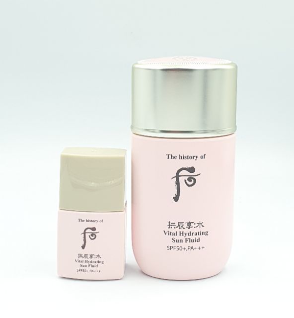 [ date 2023 ] Sữa chống nắng kiềm dầu, thế hệ mới whoo vital hydrating sun fluid spf50+, pa+++ 13ml