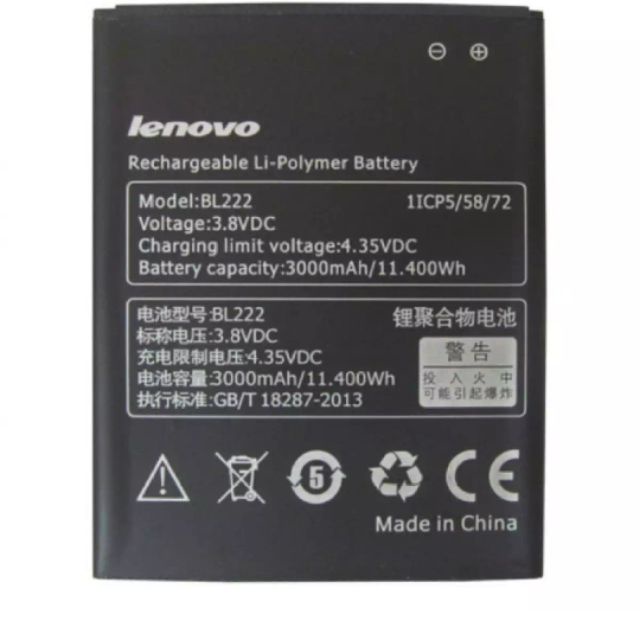 Pin Lenovo BL222 cho máy S660 / S668T bảo hành đổi mới