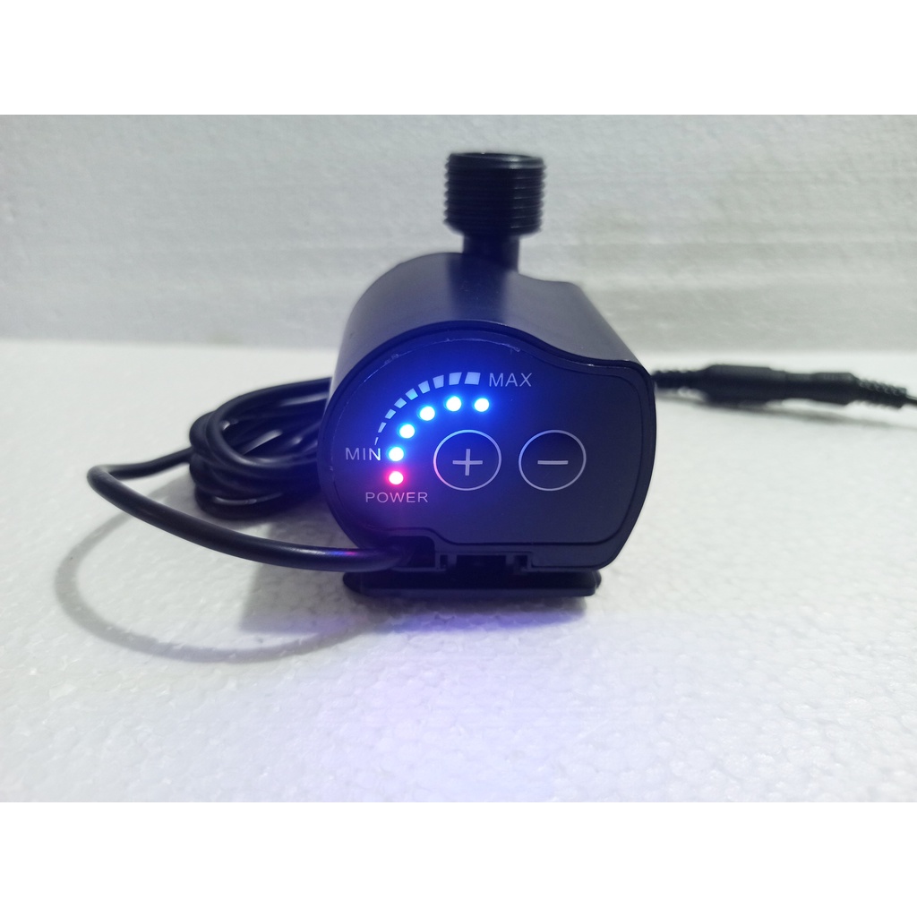 BƠM MINI 12V-15W  ĐIỀU CHỈNH ĐƯỢC LƯU LƯỢNG- phụ kiện thủy sinh - shopleo