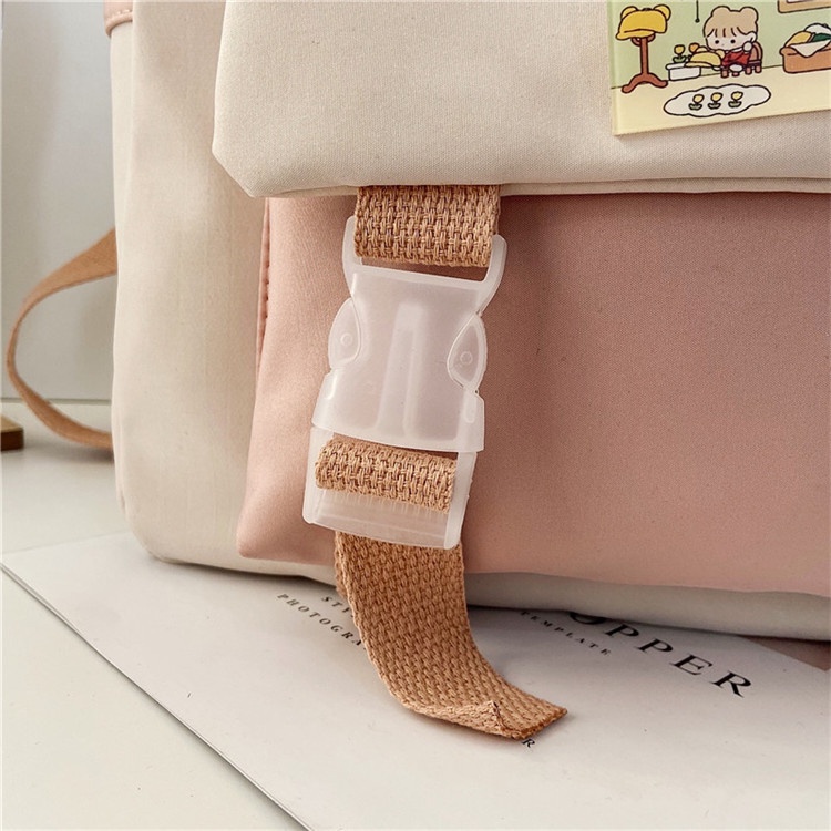 Ba Lô Đi Học/Du Lịch Phong Cách Harajuku Nhật Bản Đơn Giản Thời Trang Cho Nữ