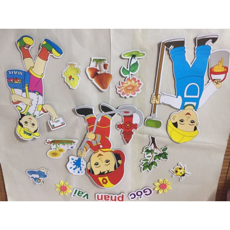 Tranh góc xốp theo bộ giành cho mầm non