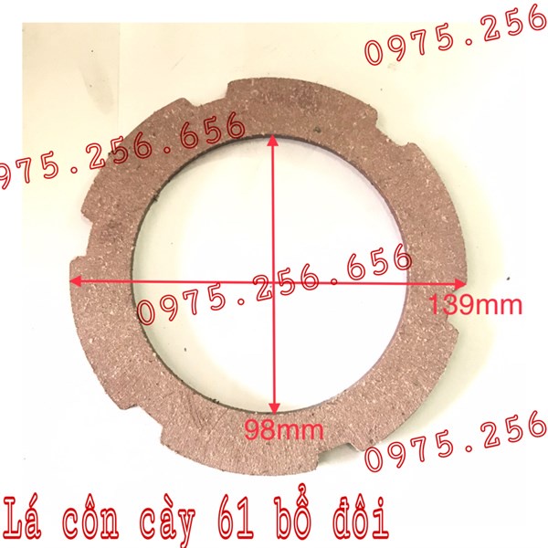 Lá Côn 61 Bổ Đôi Phụ tùng máy cày