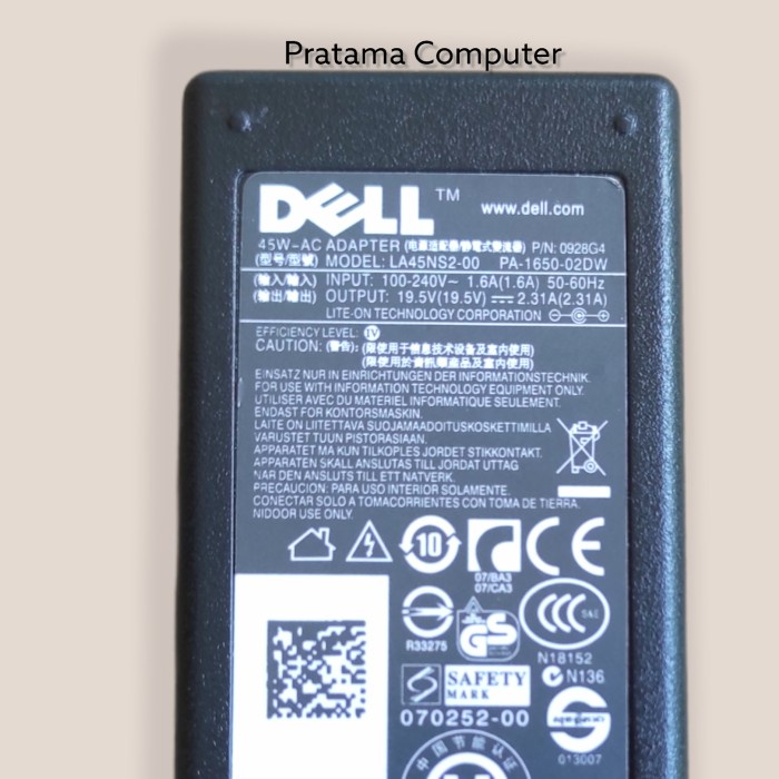 Củ sạc Dell Inspiron 11 3000 14 15 3000 Series chất lượng cao