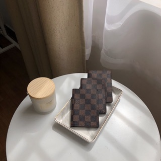 Wallet 02c - Ví gập (LV caro nâu)