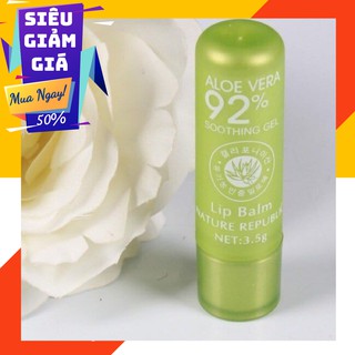 Son dưỡng môi Nature Republic Aloe Vera 92% Hàn Quốc