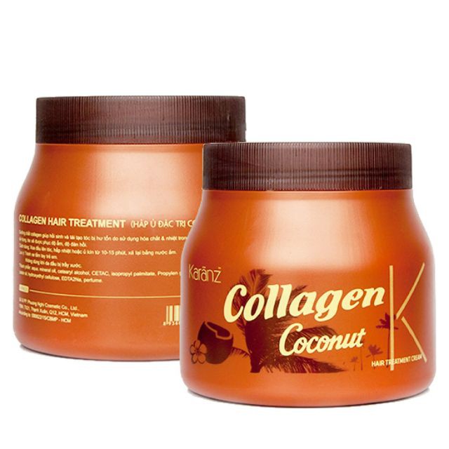Ủ tóc Karanz Collagen hấp phục hồi dưỡng tóc sâu óng ả mượt mà