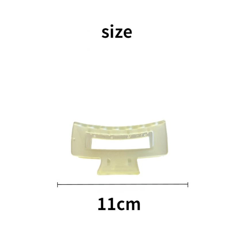 Kẹp tóc acrylic màu xanh lá thời trang xu hướng Hàn quốc