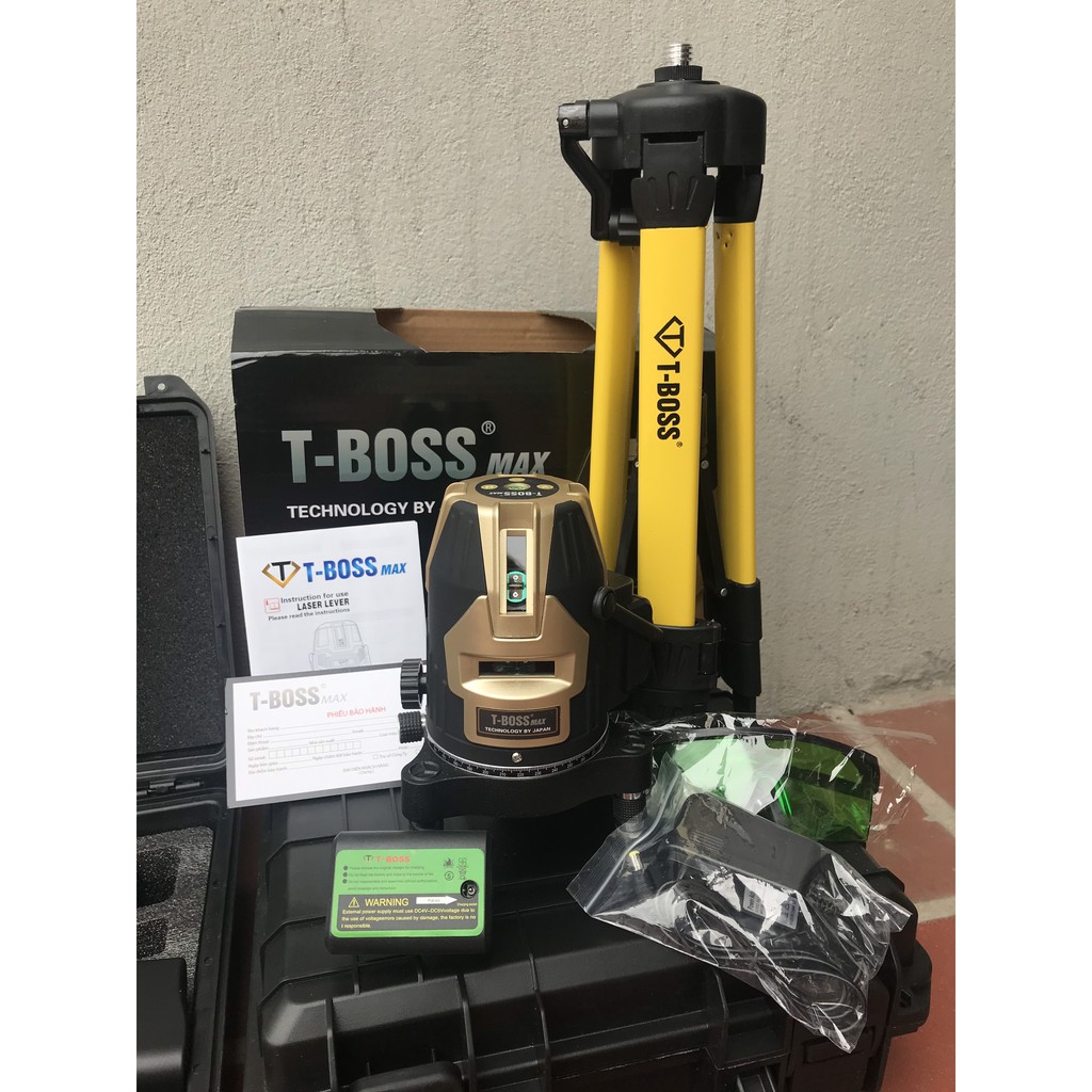 Máy cân mực laser 5 tia xanh chính hãng T-BOSS 288G