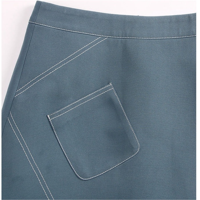 Short skirt women's Korean High Waist Chiffon A-line skirt 2022 new loose skirt