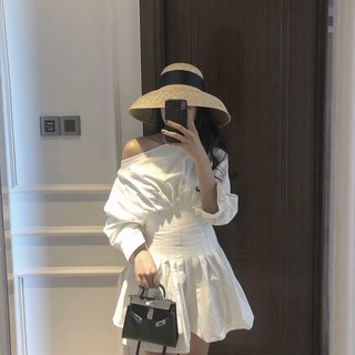 Mũ cói đi biển lồng đèn cao cấp